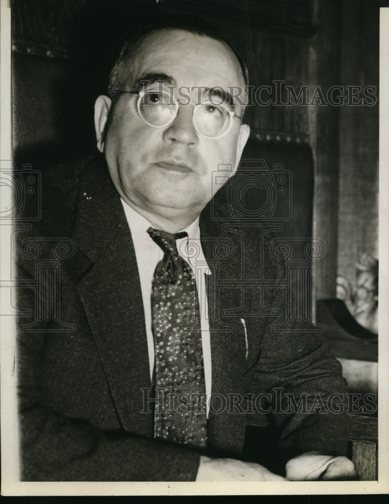 1937 Press Photo Labor Man Robert Ennis of California - nef08052