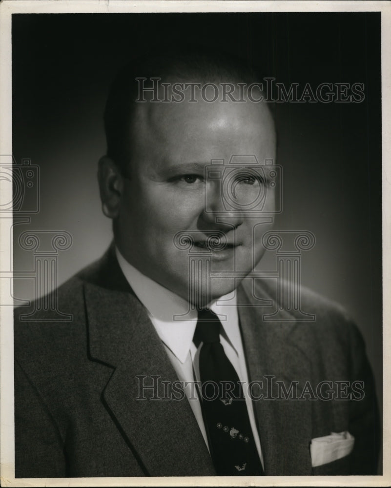 1956 Press Photo John V. Donnelly Candidate for State Senator - nef08206