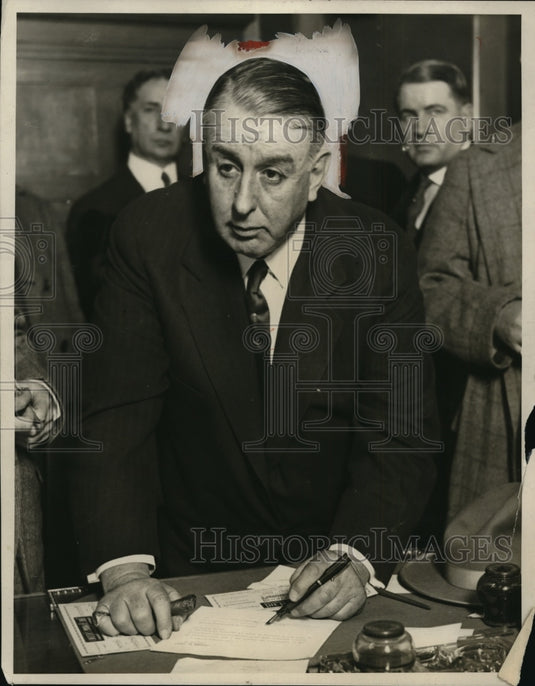 1927 Press Photo Mayor of Chicao William H. Thompson - nef08304