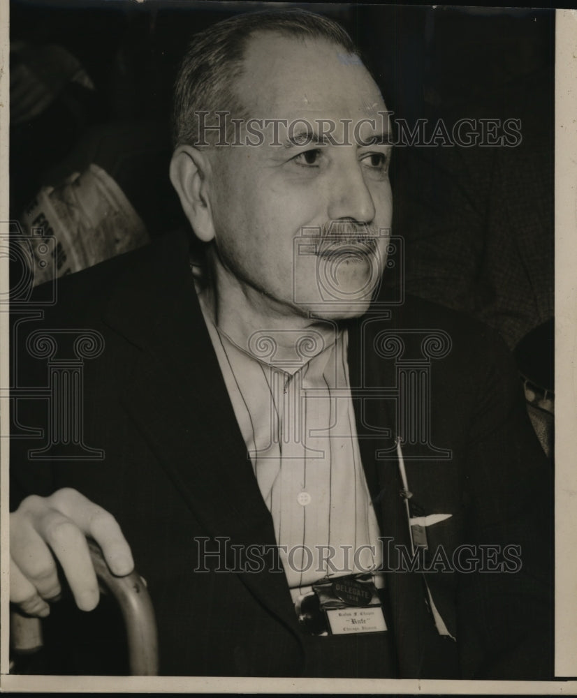 1938 Press Photo Rufus Chapin - nef08364