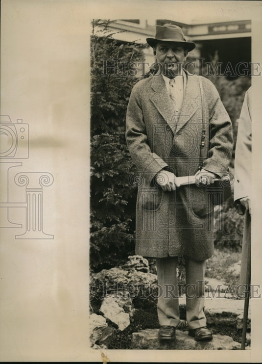 1935 Press Photo Hugh Fontaine To Manage Owner Of Cavalcade And Other Horses