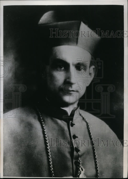 1940 Press Photo Most Rev. Samuel A.Stritch, Archbishop of Chicago - nef08769