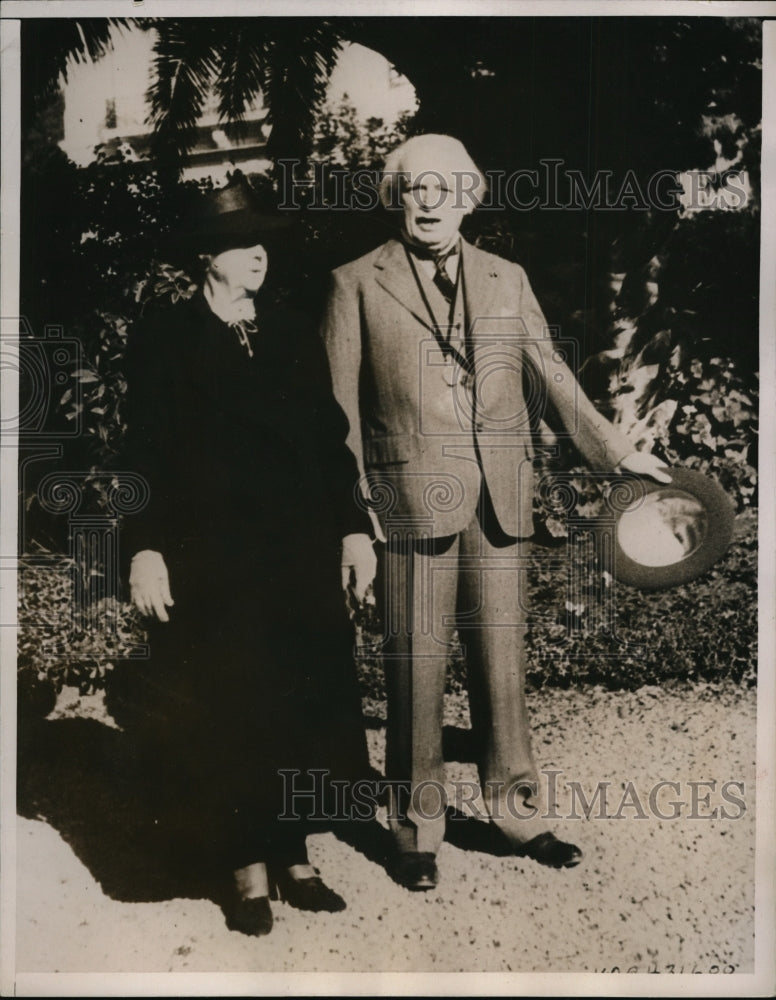 1938 Press Photo Mr. and Mrs. David L. George Celebrate Wedding Anniversary