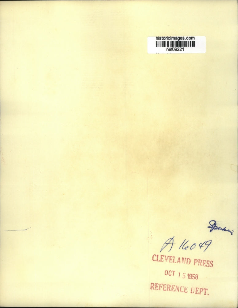 1958 Press Photo President Eisenhower Criticized Involvement of Foreign Policy