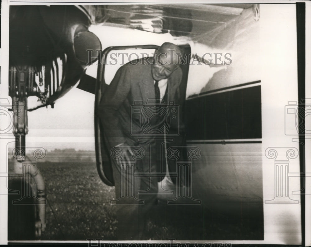 1956 Press Photo Pres. Dwight Eisenhower - nef09921