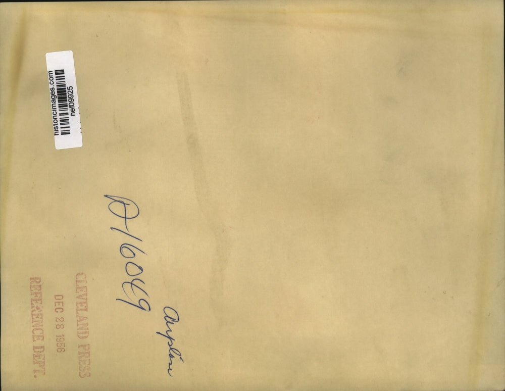 1956 Press Photo Pres.Dwight Eisenhower at Natl. Airport to fly to Augusta Ga.