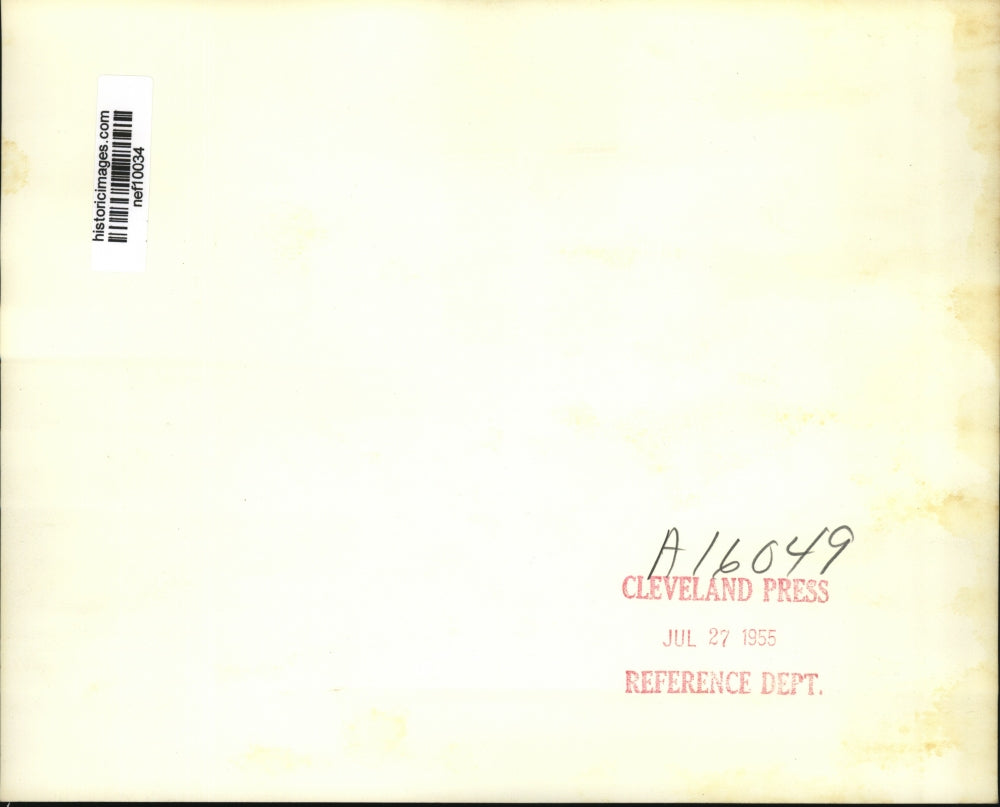 1955 Press Photo Pres Eisenhower Speaks To Nation On Big Four Meeting