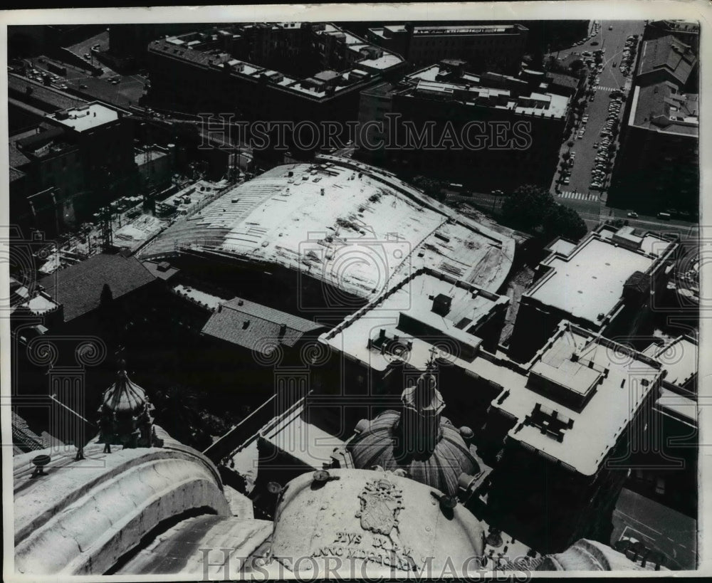 1969 Press Photo New Vatican Audience Hall near completion - nef10146
