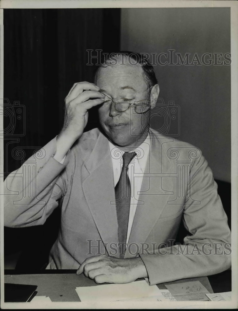 1939 Press Photo Robert A. Taft, U.S Senator from Ohio - nef11008