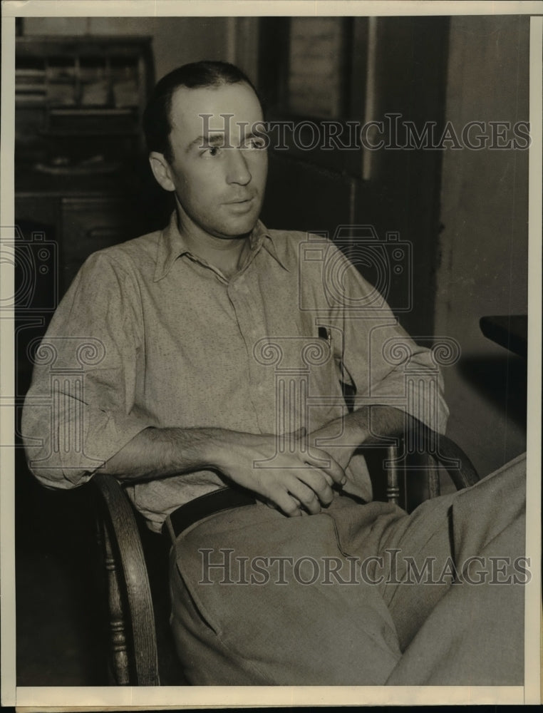 1935 Press Photo Richard Forrester charges of Kidnaping Two Los Angeles Girls