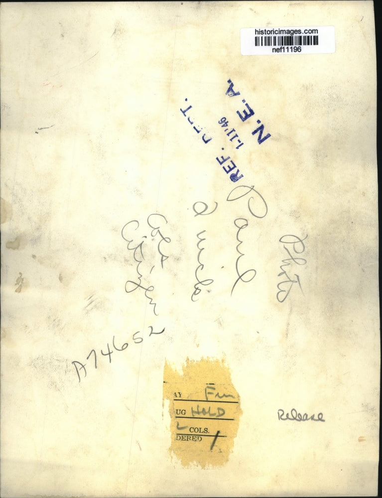 1946 Press Photo Mr. and Mrs. White to live in Governor Lausche's mansion