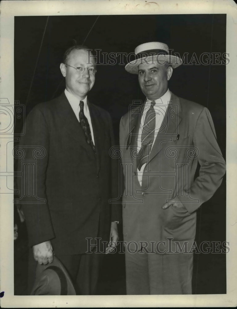 1938 Press Photo Robert Taft and John W. Bicker - nef11285