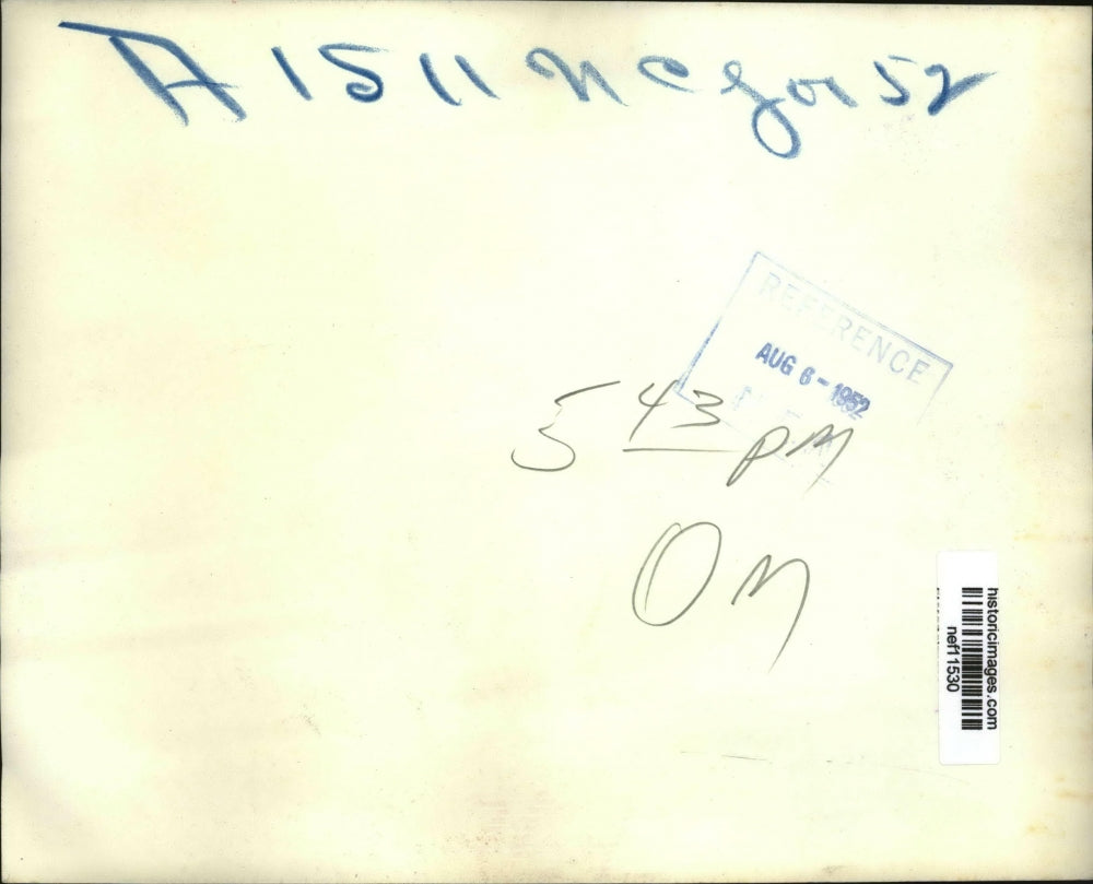 1952 Press Photo Leonard A.Kamaraj admires speech of Gov. Adlai Stevenson