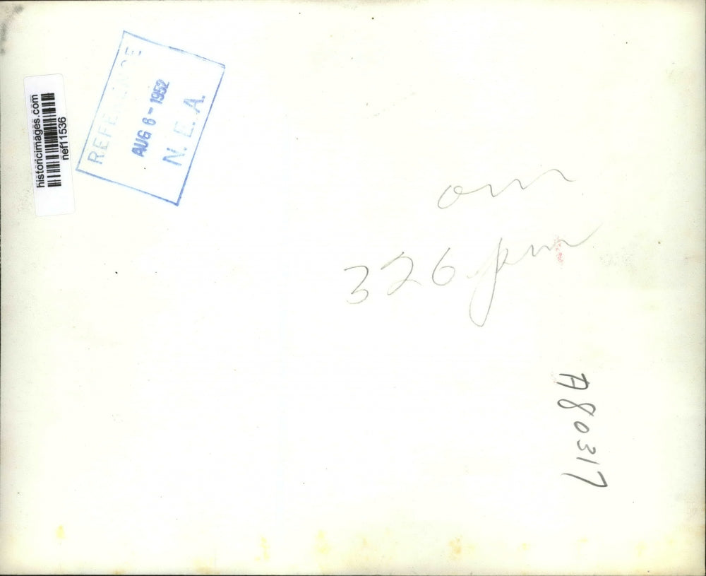 1952 Press Photo Gov.Allen shivers of Texas during debate at Convention Hall