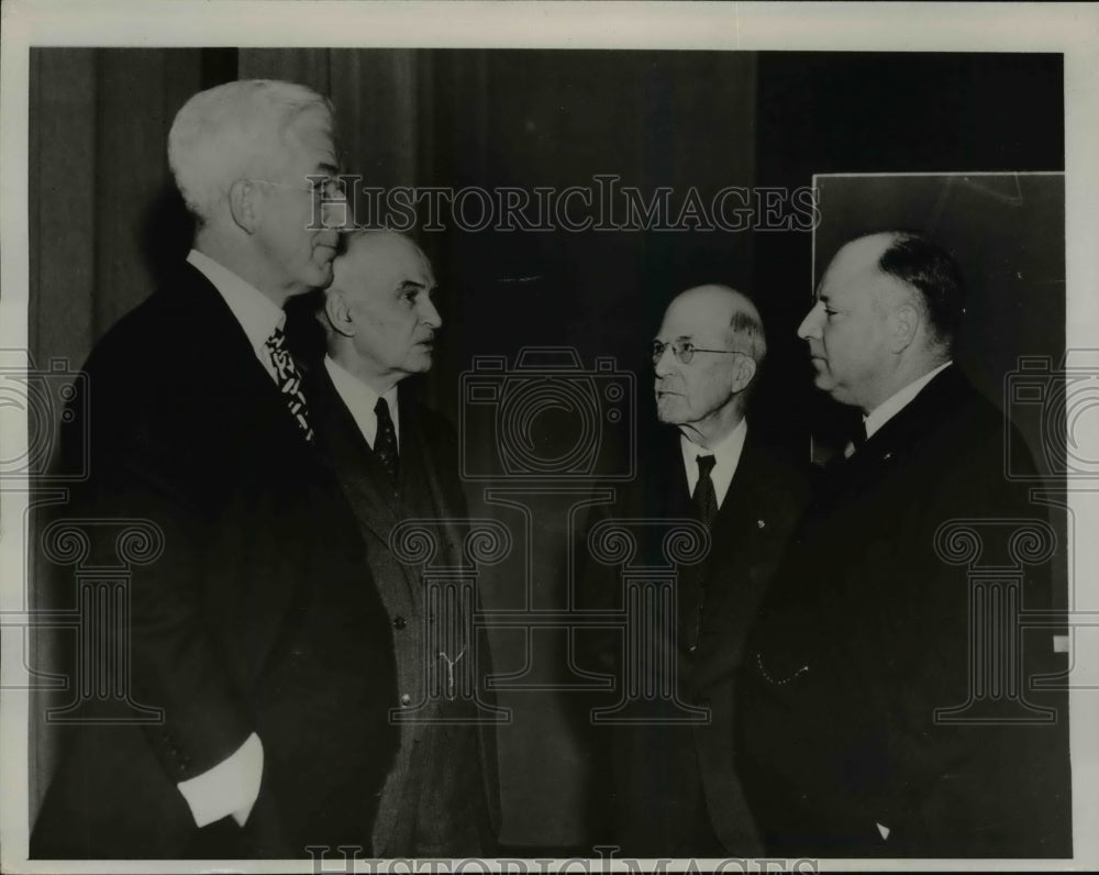 1939 Press Photo Ransom, Boesel, Tolman, Denton at Bar Association convention