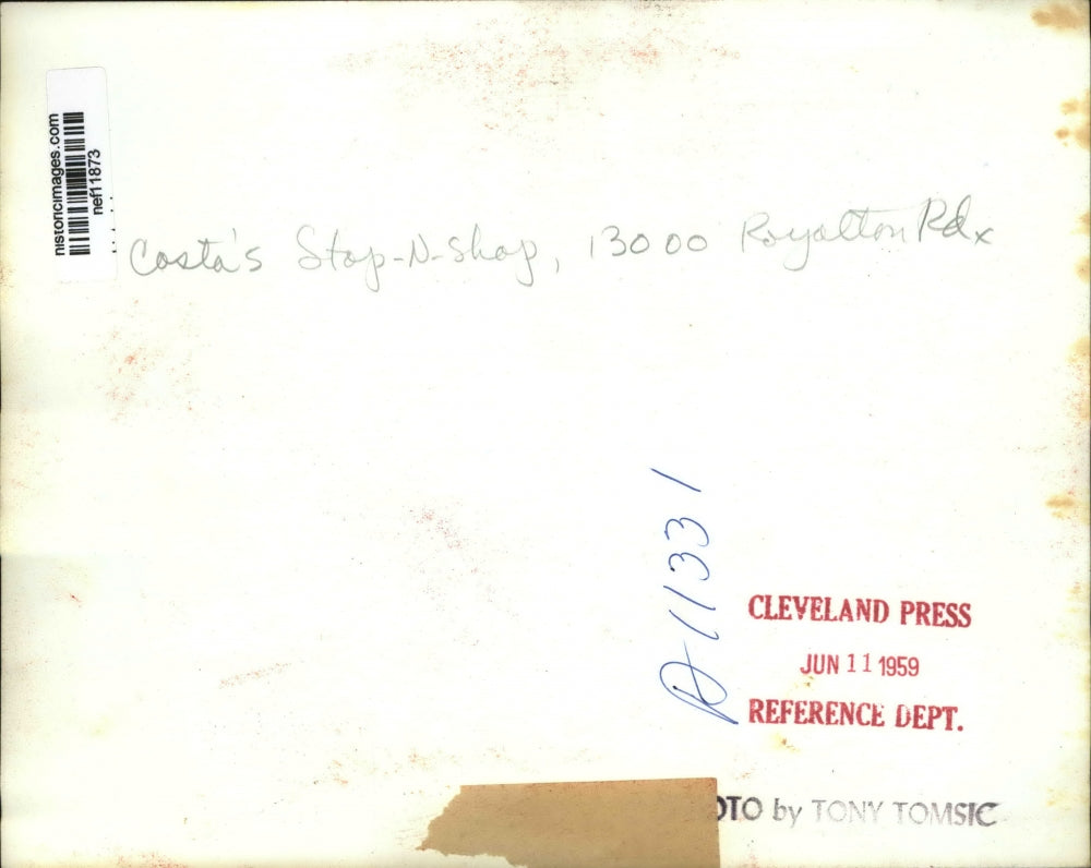 1959 Press Photo Costa's Stop-N-Shop - nef11873