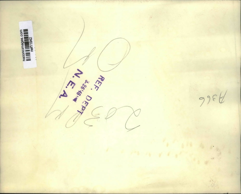 1948 Press Photo Religious Service for American War Dead at Machina Docks