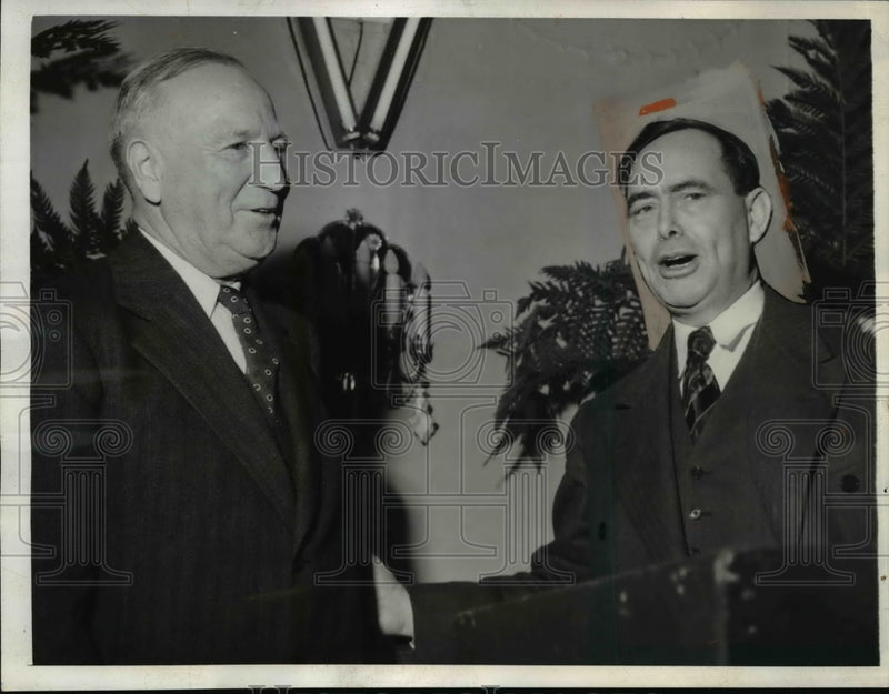 Load image into Gallery viewer, 1942 Press Photo H. Spangler (L) New Chairman Of Republican National Committee

