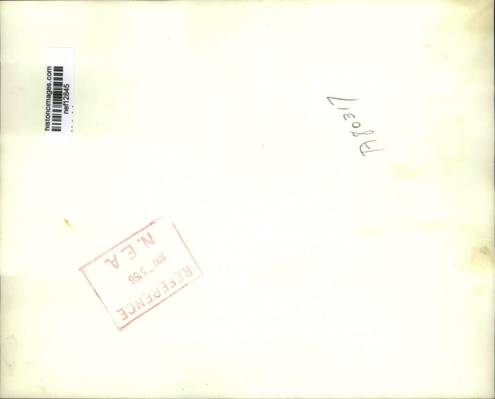 1956 Press Photo Shivers speaks to the supporters of Eisenhower-Nixon ticket