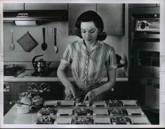 1960 Press Photo For Big Group Picnics Sandwiches Can Be Prepared In Quantity