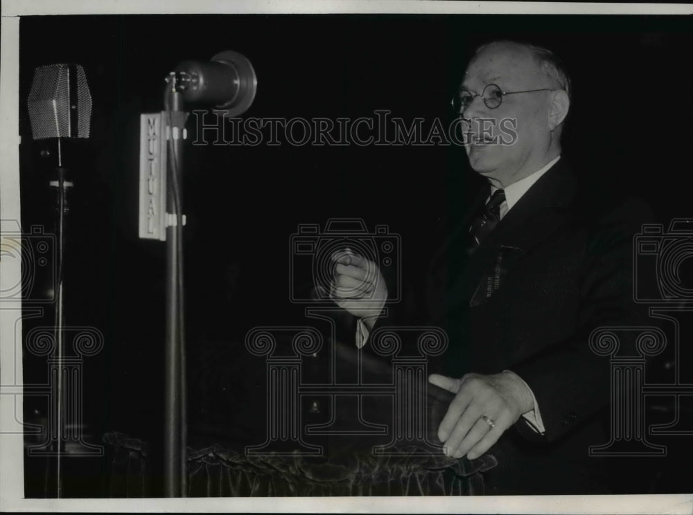 1939 Press Photo William Green, President of the American Federation of Labor