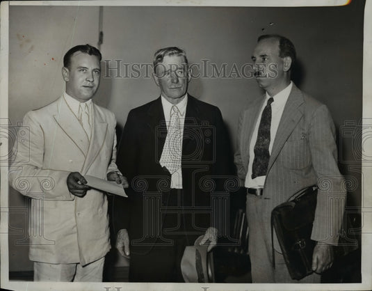 1934 Press Photo A. Savage Under Indictment Charges For Threatening US President