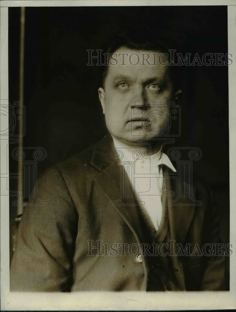 1928 Press Photo M. Buinickas Mill Worker Arrested For Blackmail In Smith Case