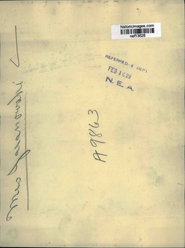 1929 Press Photo Mrs. Juanowski - nef13628