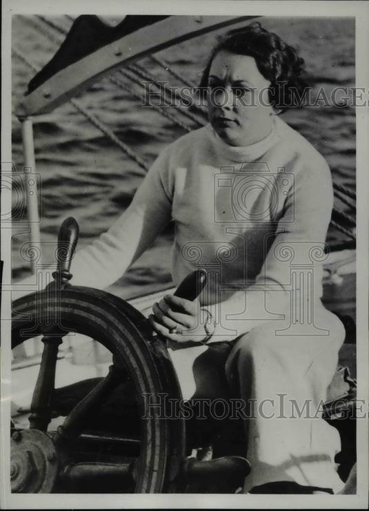 1938 Press Photo Yacht Owner Shot To Death Slayer Overboard 1 of 3 Women Rescued