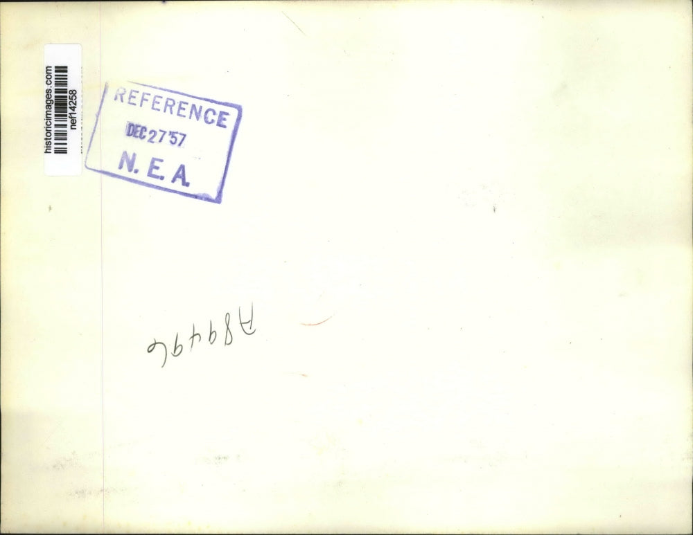 1957 Press Photo Missile Director Wm Holaday Testified Before The Senate