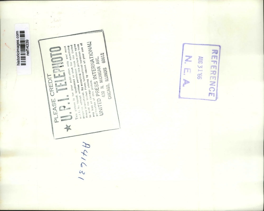 1966 Press Photo President Lyndon B. Johnson & Lady Bird at LBJ Ranch