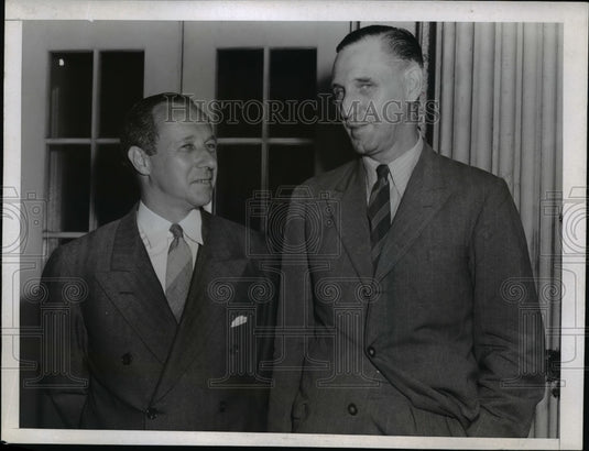 1943 Press Photo John Higgins takes over as Governor of Jamaica - nef14412