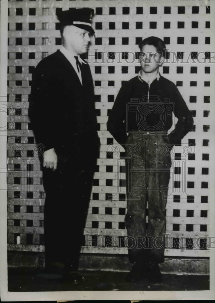 1936 Press Photo Rodney Pace student held for Slaying Brother, shooting Sister