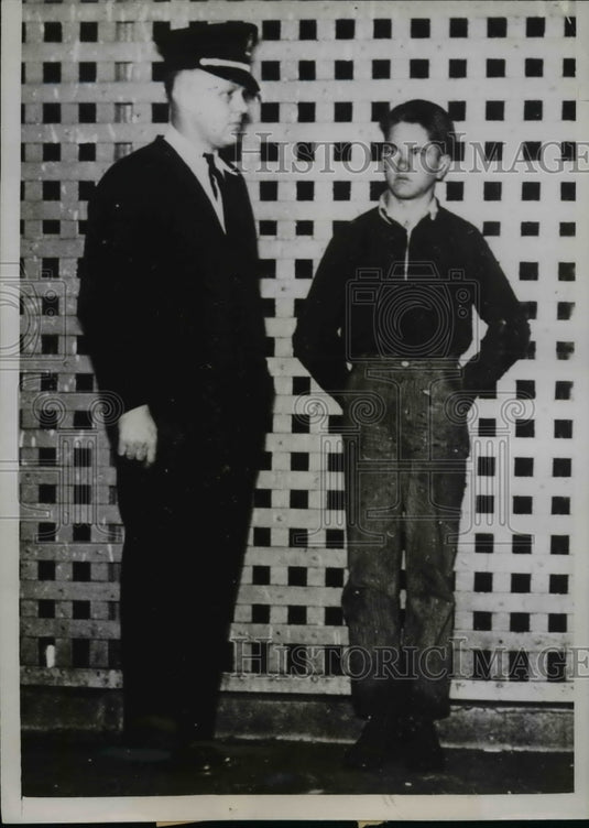 1936 Press Photo Rodney Pace student held for Slaying Brother, shooting Sister