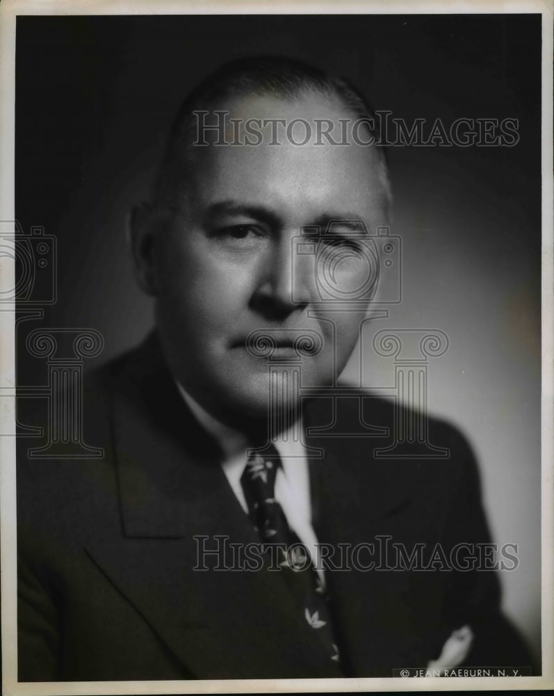 1956 Press Photo W.A. Patterson Heading Board of Directors of United Air Lines