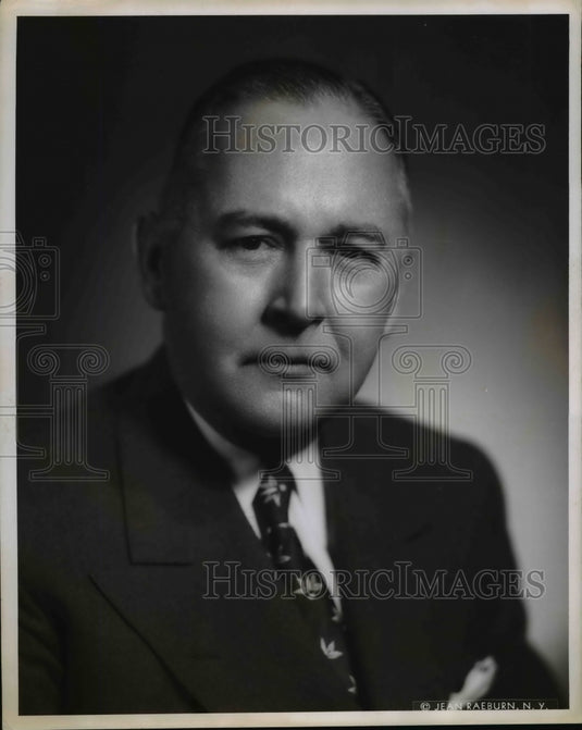 1956 Press Photo W.A. Patterson Heading Board of Directors of United Air Lines
