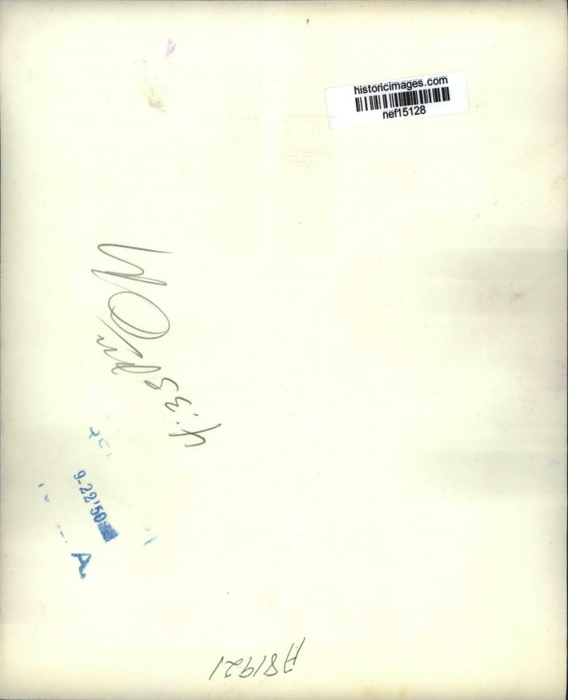 1950 Press Photo Roy Hilton Recovering from Nail Gun Injury, Atlanta - nef15128