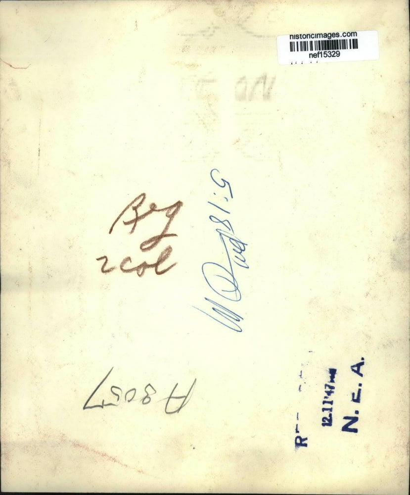 1947 Press Photo Former VP John Garner Reads a Letter From President Truman