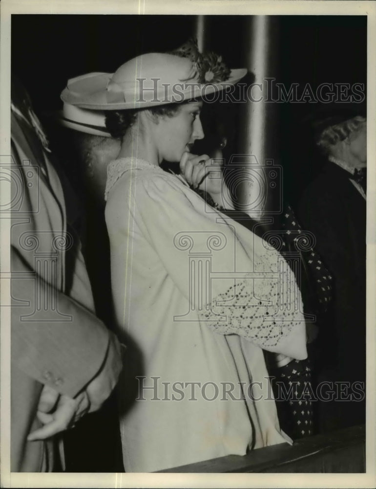 1936 Press Photo Peggy Ann Landon at Cleveland Republican National Convention