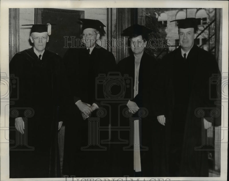 Load image into Gallery viewer, 1938 Press Photo Honorary Degree Recipients at oberlin Colllege, Ohio
