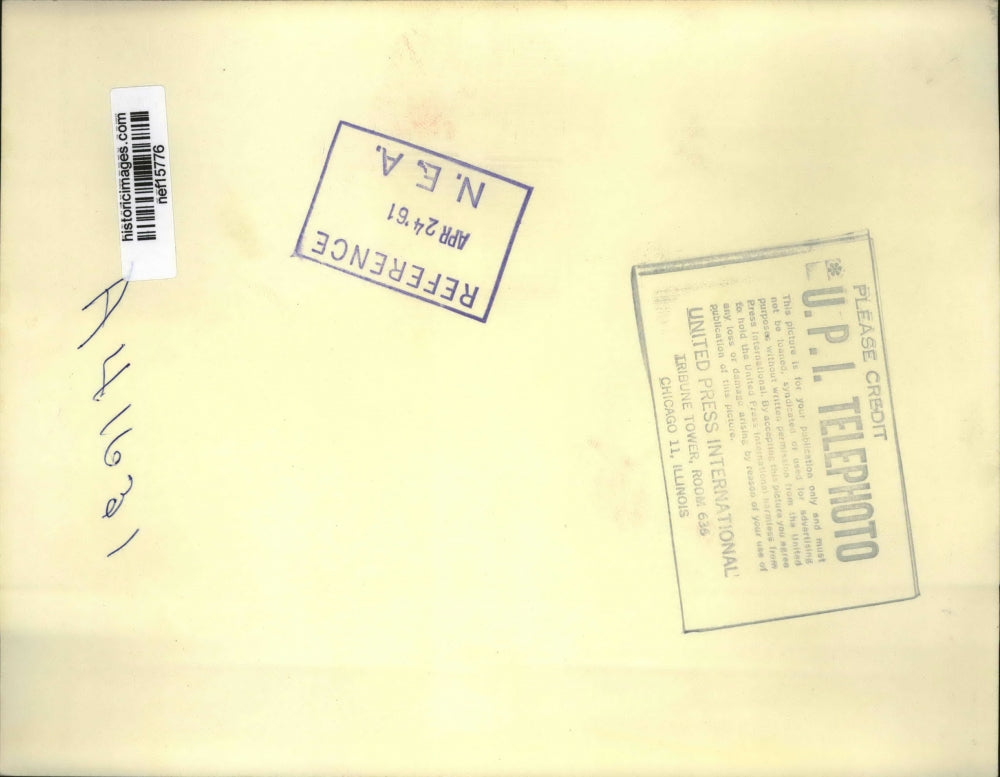 1961 Press Photo Lyndon B. Johnson to Greet West German Chancellor at Arrival