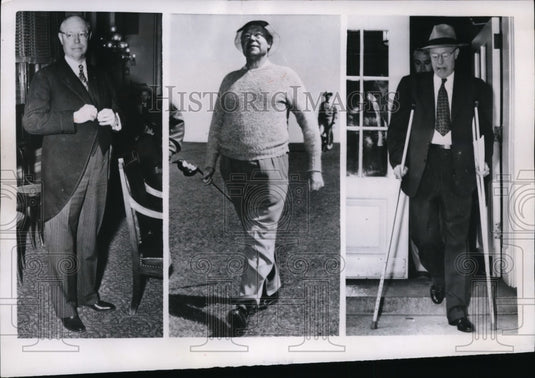 1953 Press Photo Senator Robert Taft in Various Clothing - nef15975