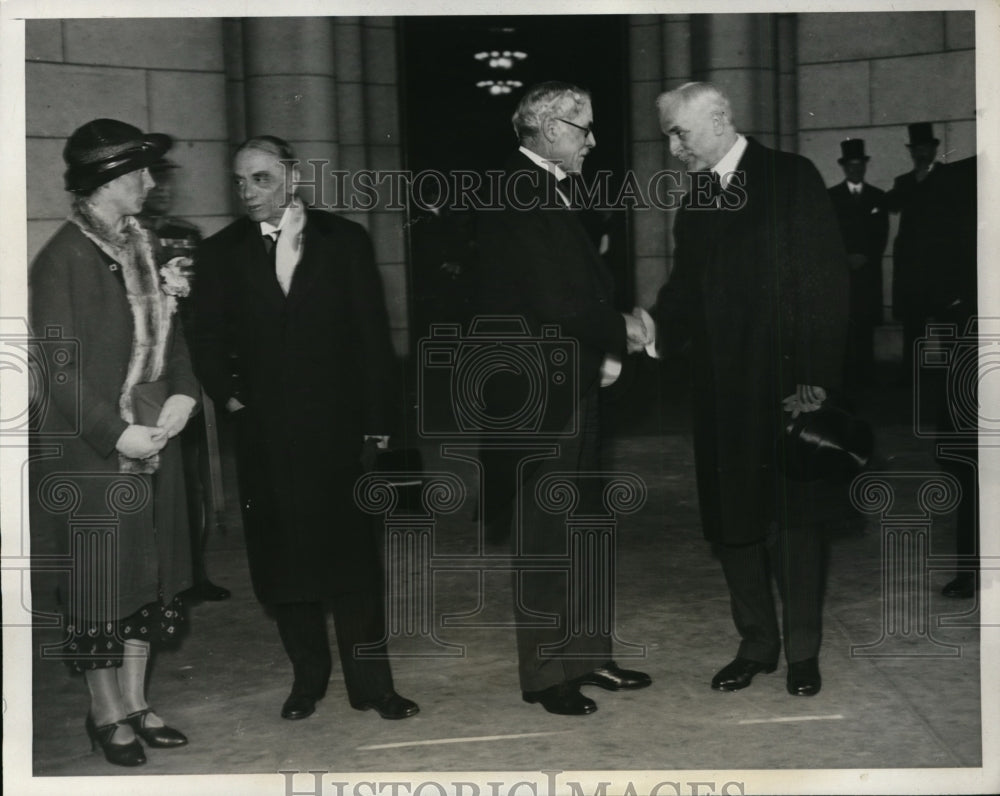 1933 Press Photo Prime Minister of Great Britain Arrives in Washington D.C.