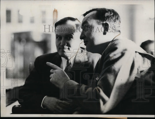 1934 Press Photo A. "Gloomy Gus" Schaefer One of Four On Trial For Kidnapping