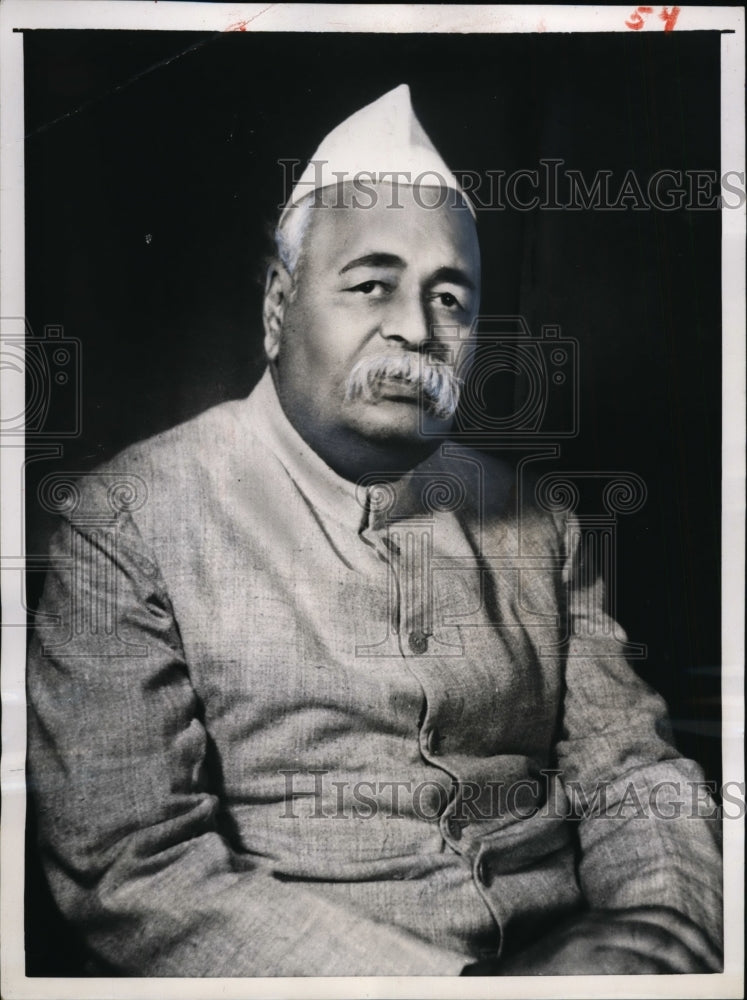 1955 Press Photo Govind Ballabh Pant Acting for Indian Premier - nef16567