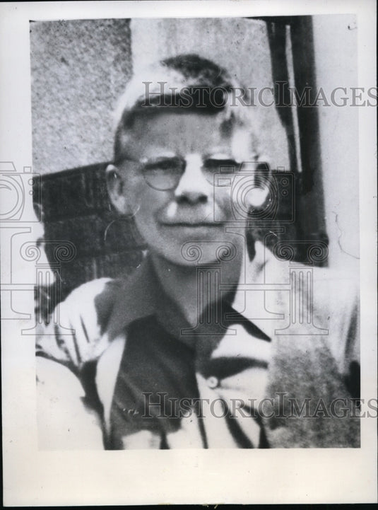 1946 Press Photo David Ruge Found Guilty of Writing Extortion Notes To Employer