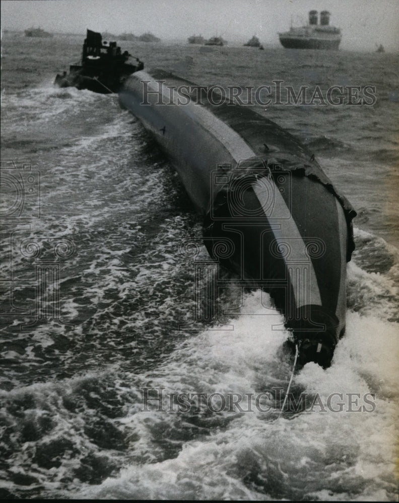 1960 Press Photo "Dracone" Device Demonstration by Cambridge university