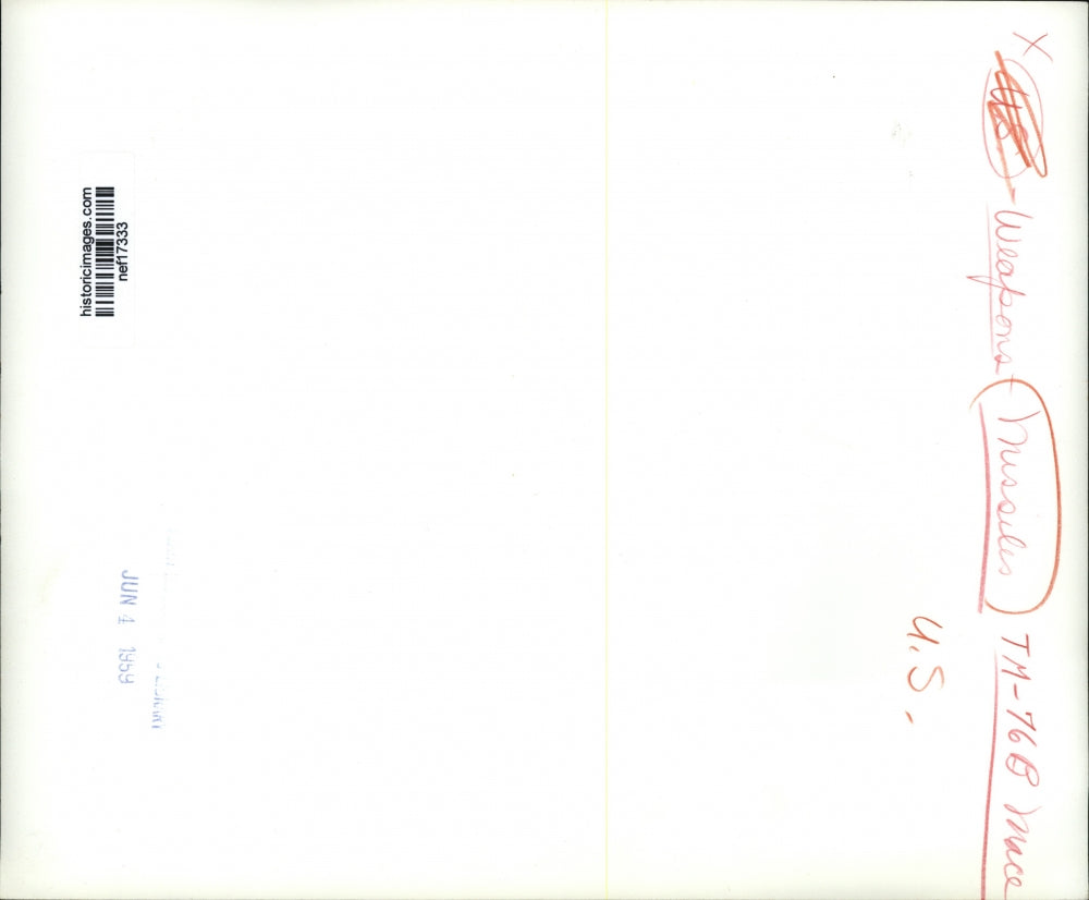 1959 Press Photo Martin Mace Blasts On Training Mission From Holloman Air Force