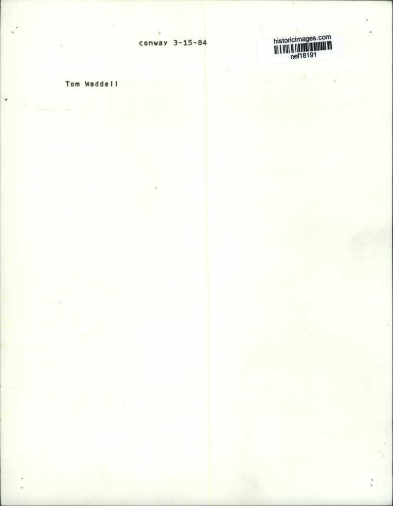 1984 Press Photo Cleveland Indians acquire Tom Waddell from Atlanta Braves