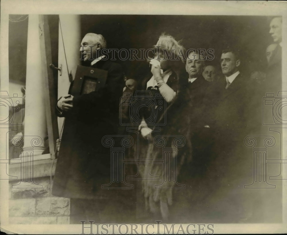 1921 Press Photo Hardling's Last Day at Marion - nef18965